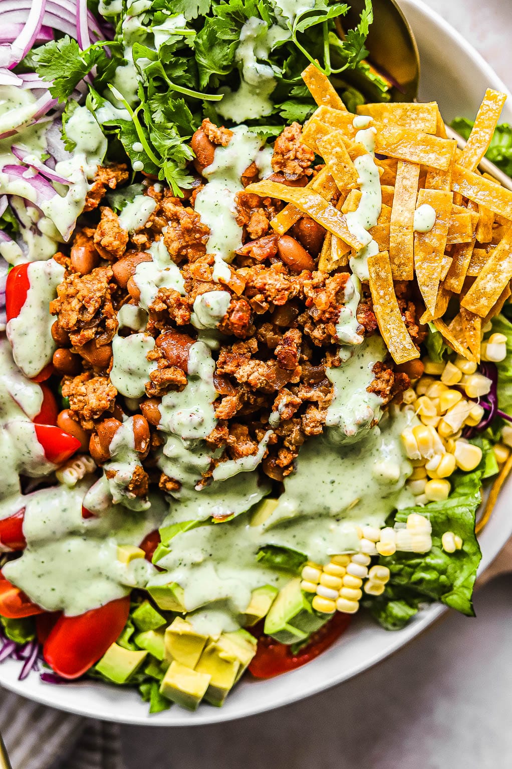 turkey taco salad