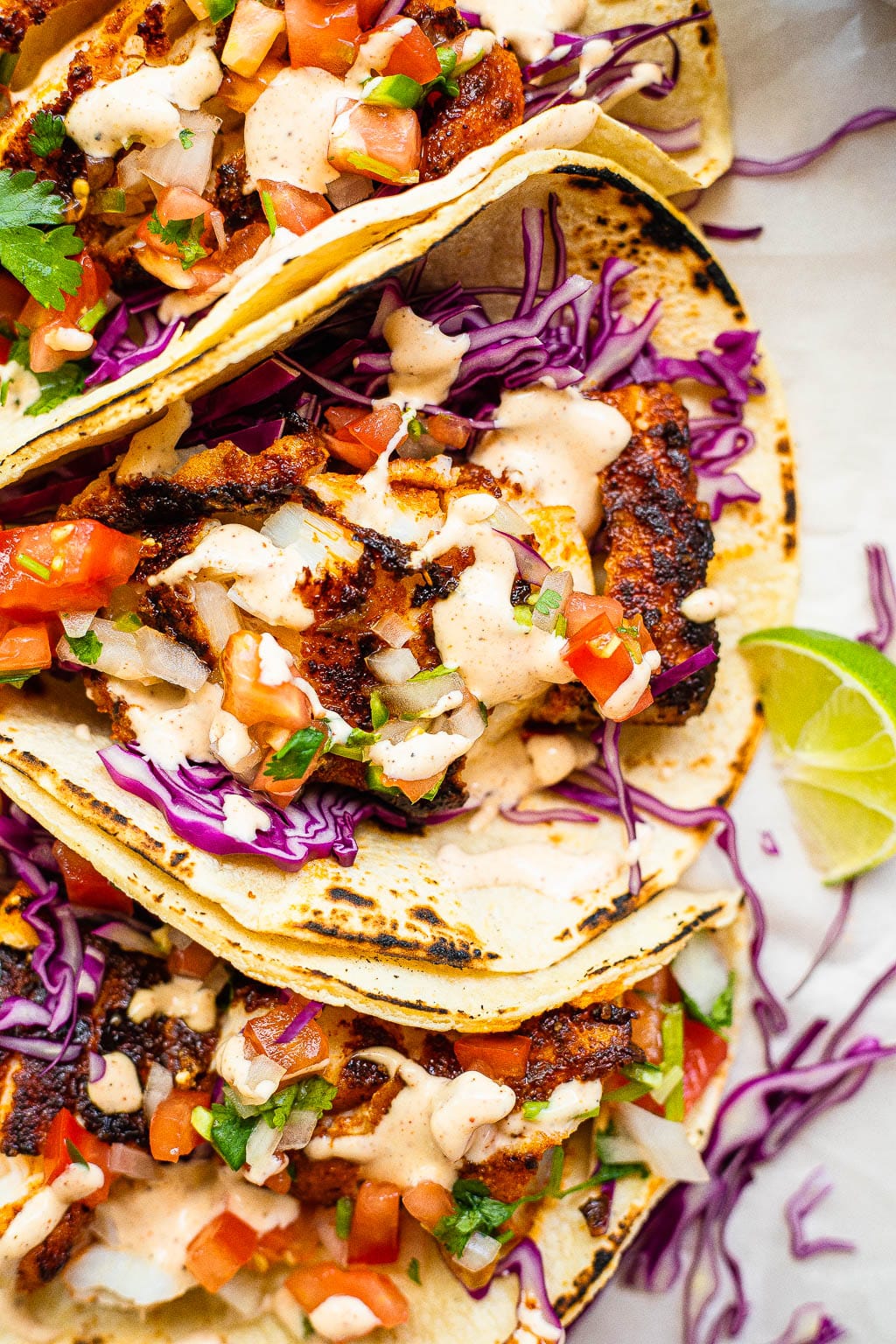 blackened fish tacos