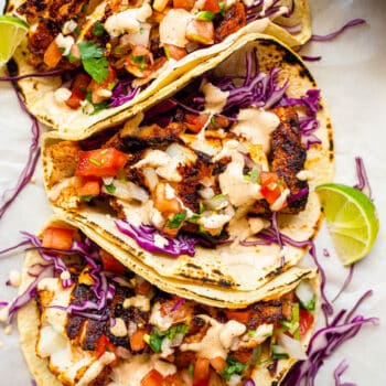 blackened fish tacos - Healthy Dinner Recipes
