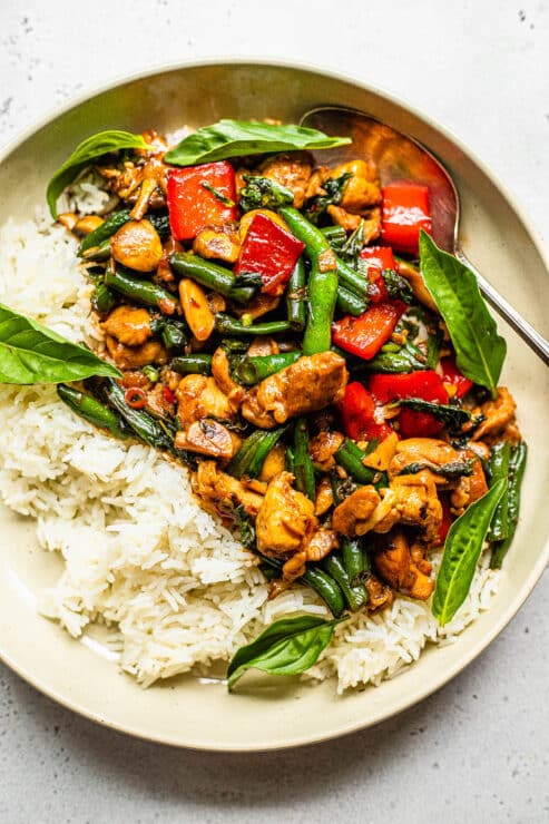 Thai Basil chicken - Healthy Dinner Recipes