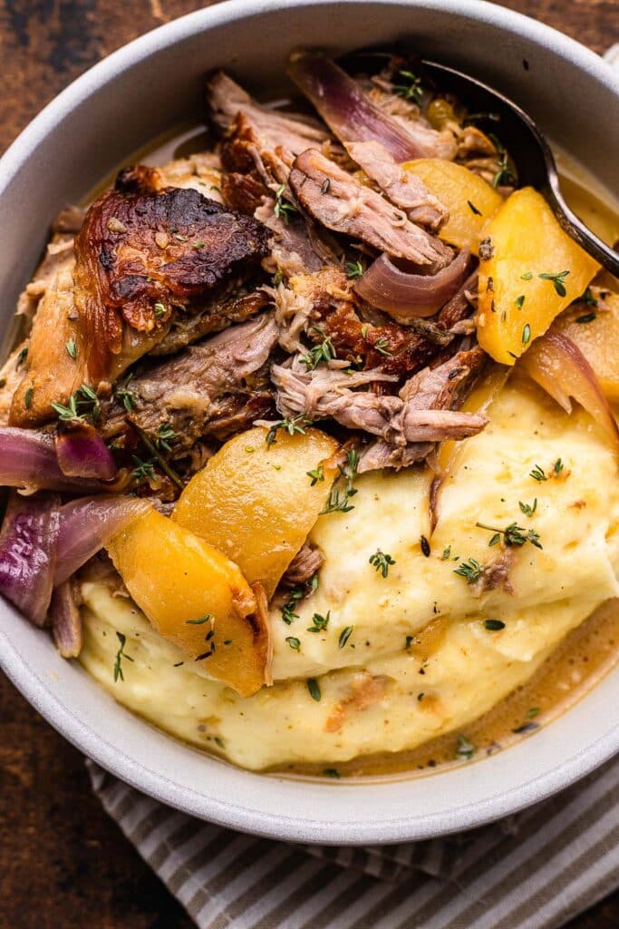 Apple Cider Braised Pork Shoulder | So Much Food