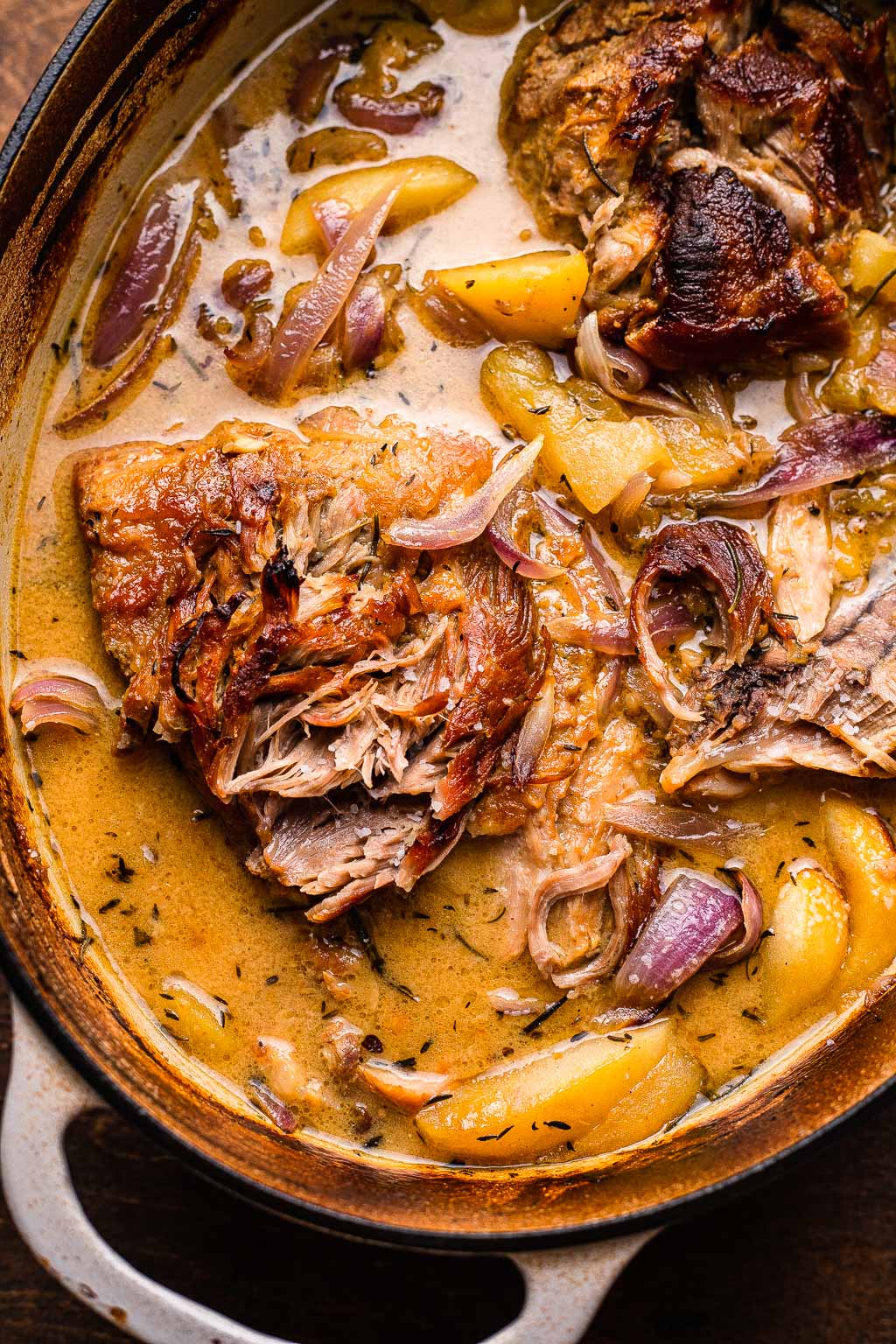 Apple Cider Braised Pork Shoulder