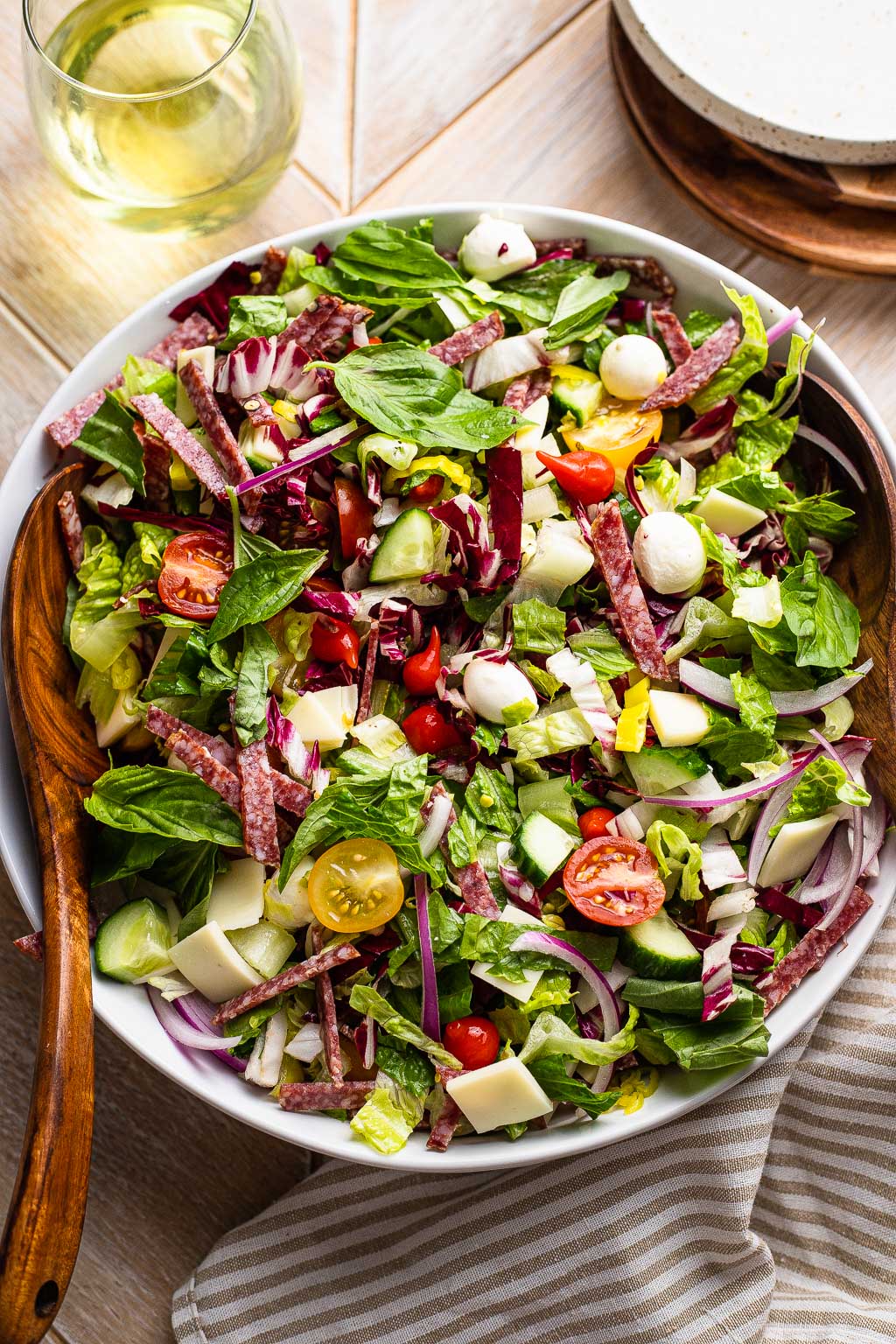 Mason Jar Chopped Wedge Salad