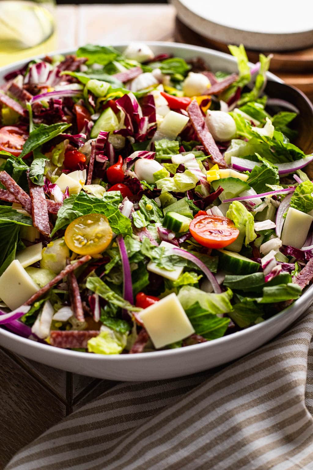 Italian Chopped Salad - Feeling Foodish