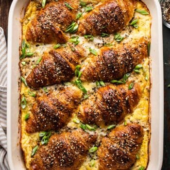 Croissant Breakfast Casserole - Easter Brunch Ideas