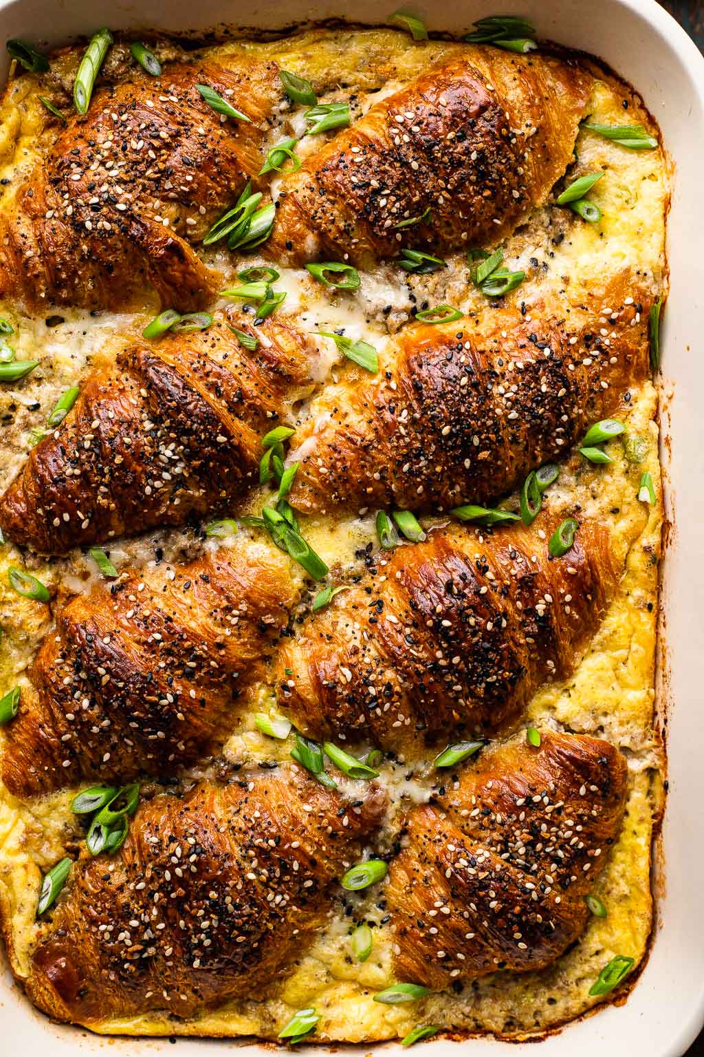 Croissant Breakfast Casserole