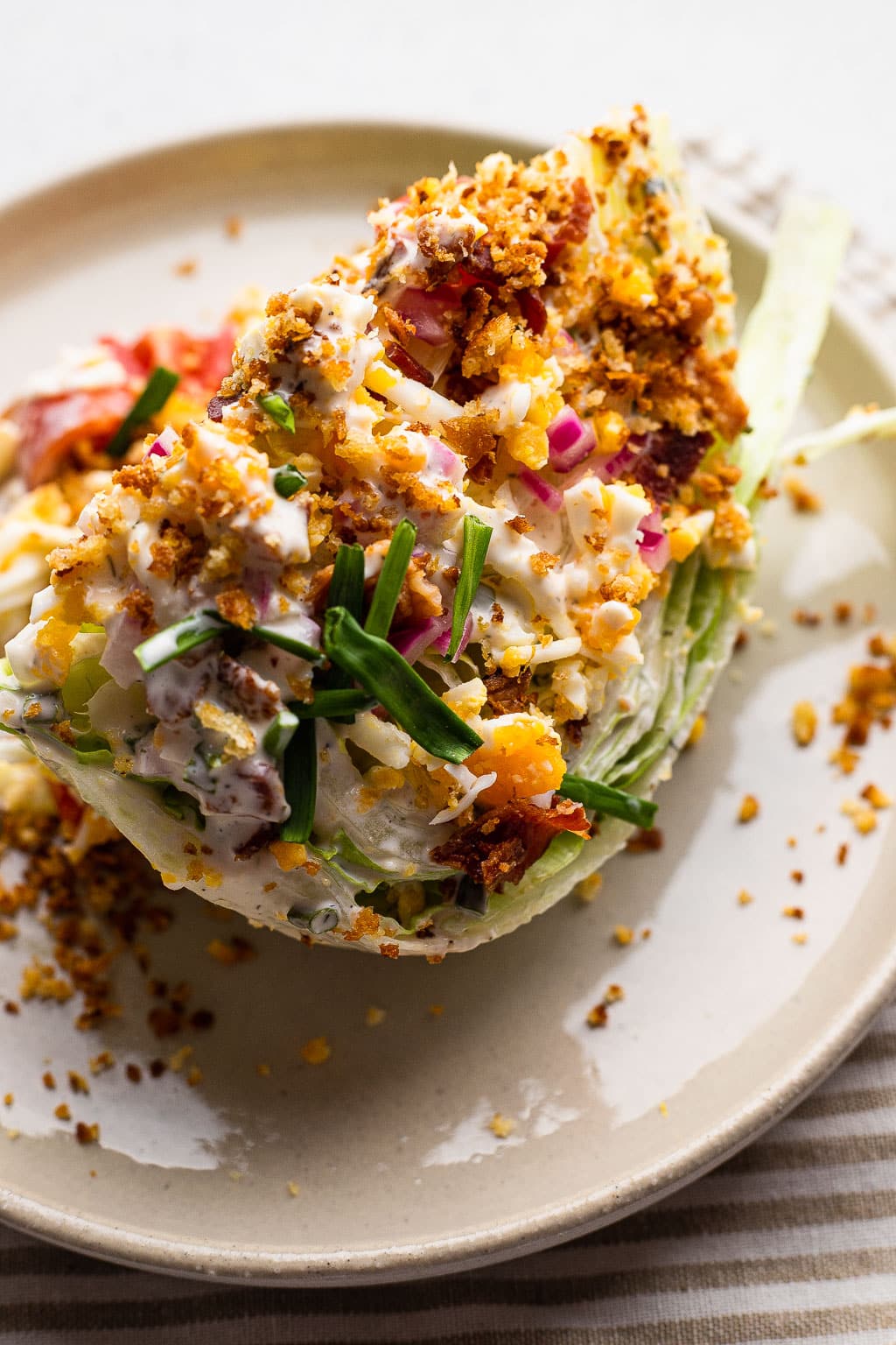 Loaded Wedge Salad recipe