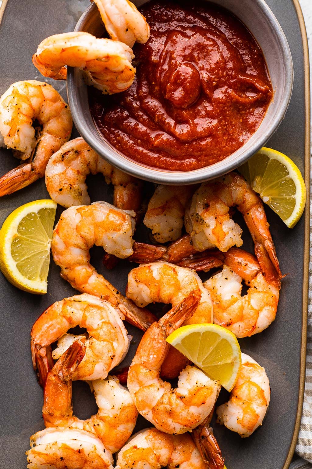 Lemon Roasted Shrimp Cocktail - Kalefornia Kravings