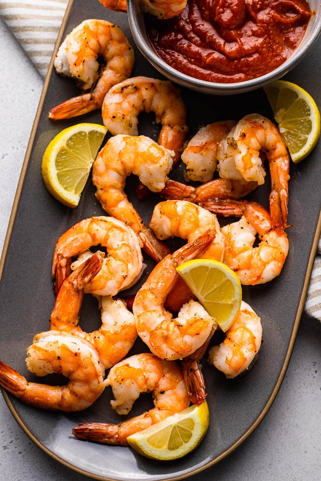 Lemon Roasted Shrimp Cocktail - Kalefornia Kravings