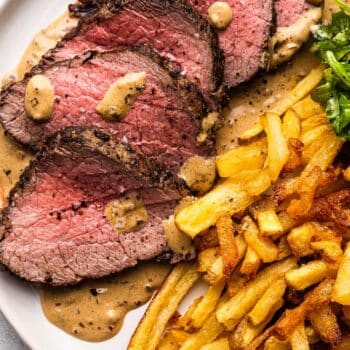 Steak au poivre recipe