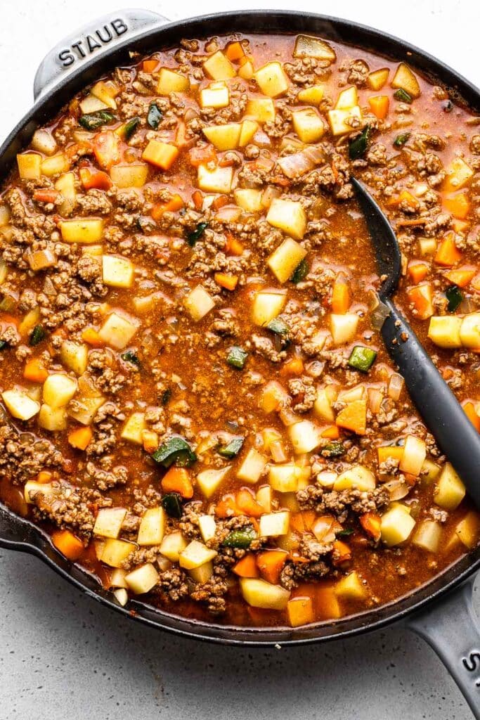 Authentic One-Pan Mexican Picadillo | So Much Food