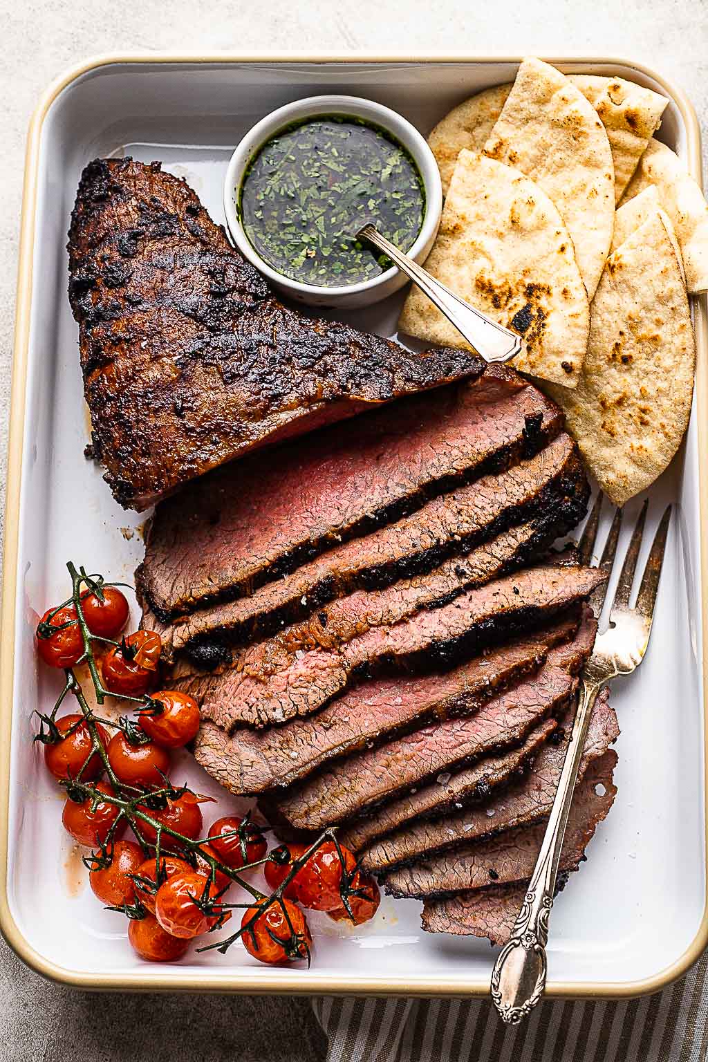 Grilled Coffee-Rubbed Tri-Tip
