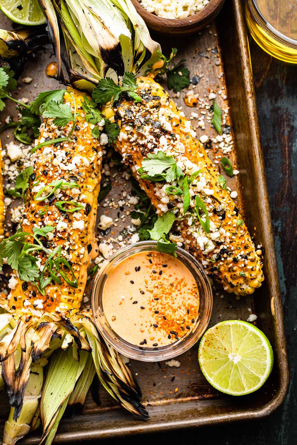 Japanese-style grilled corn