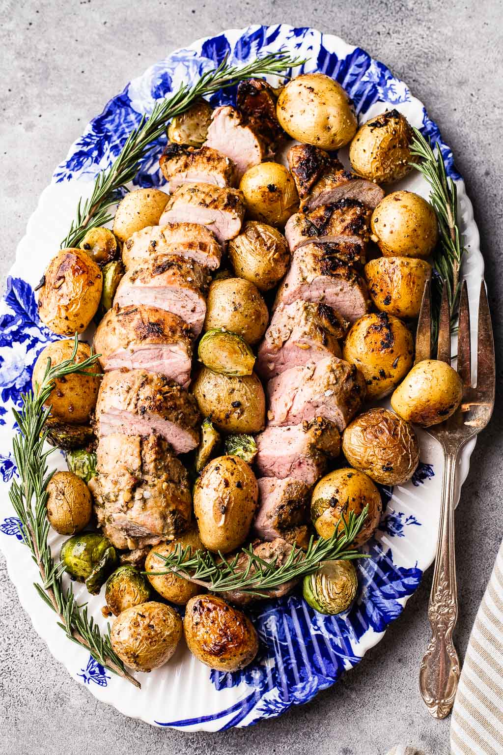 Roast Pork Tenderloin and Potatoes