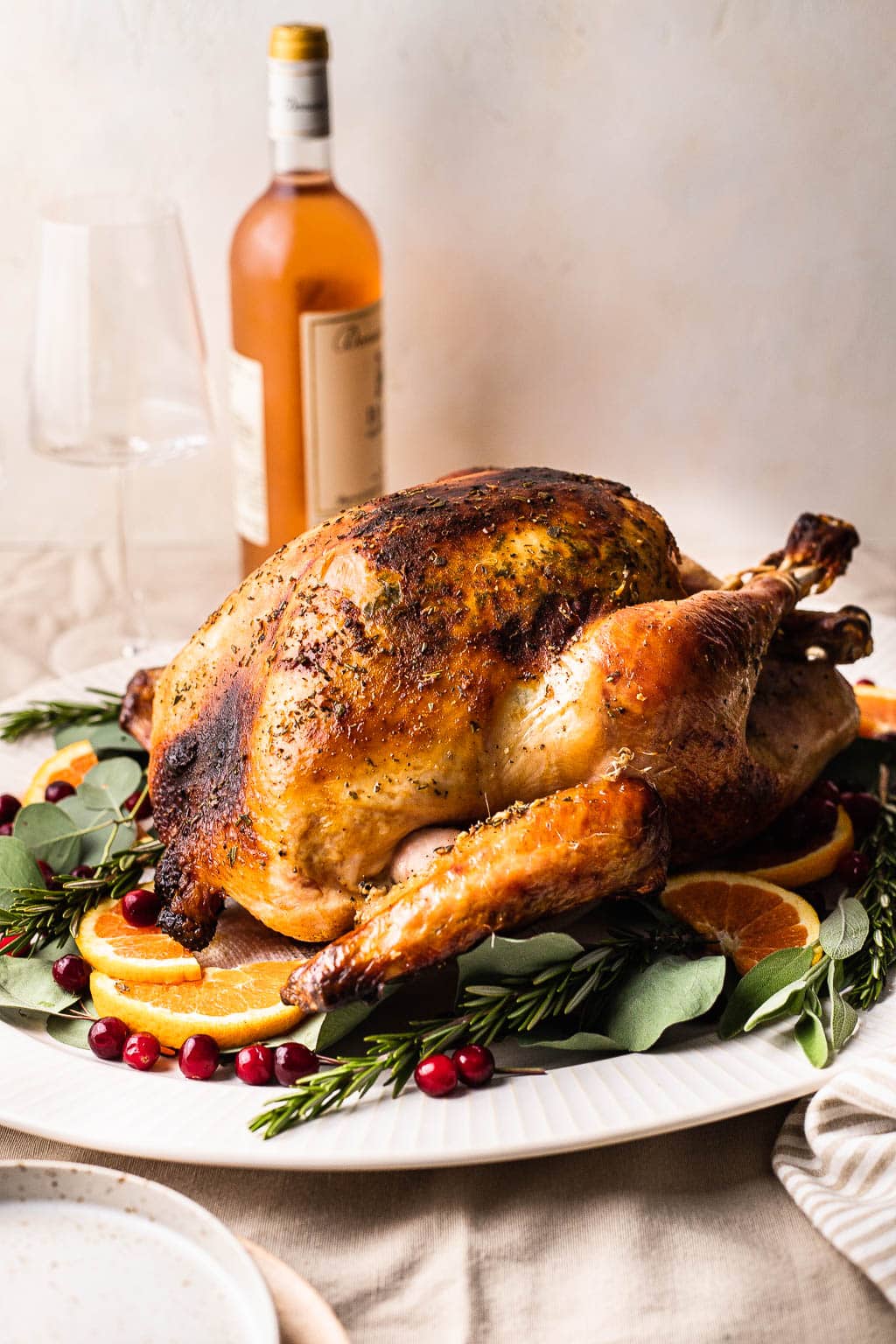Buttered cheesecloth Turkey