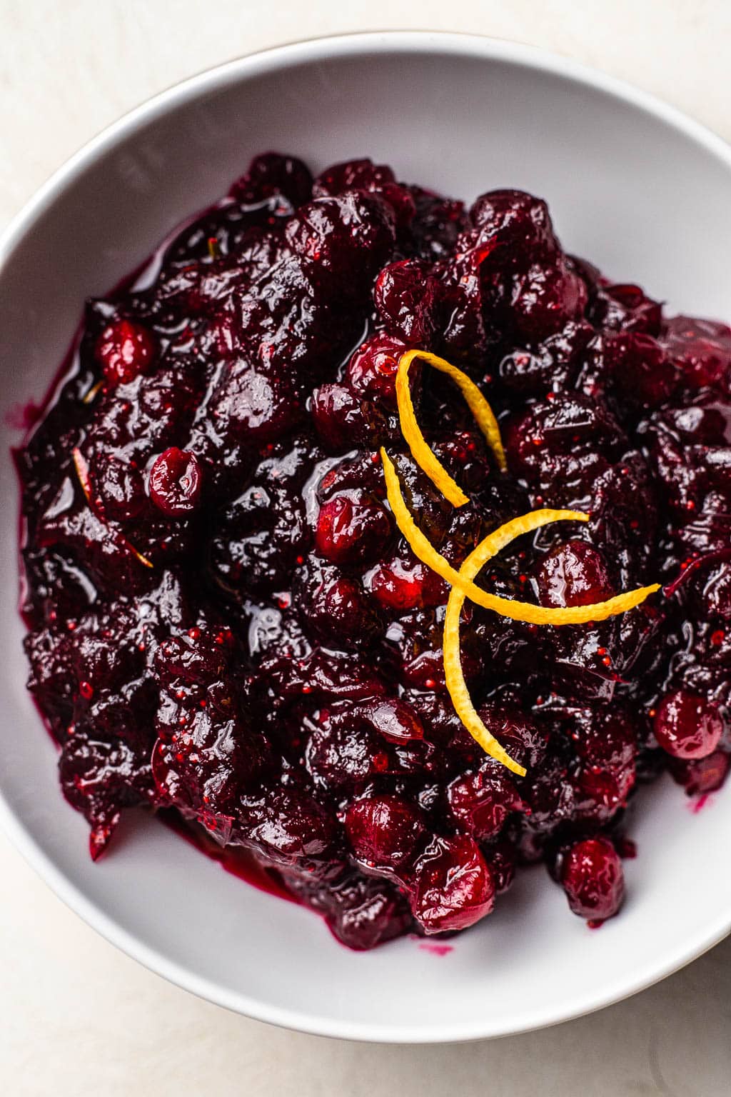 homemade cranberry sauce