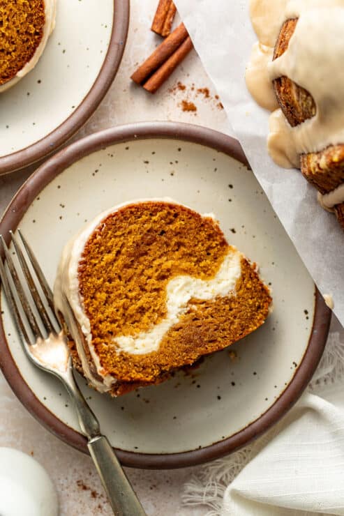 pumpkin cream cheese bundt cake