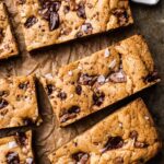 brown butter chocolate chip cookie bars