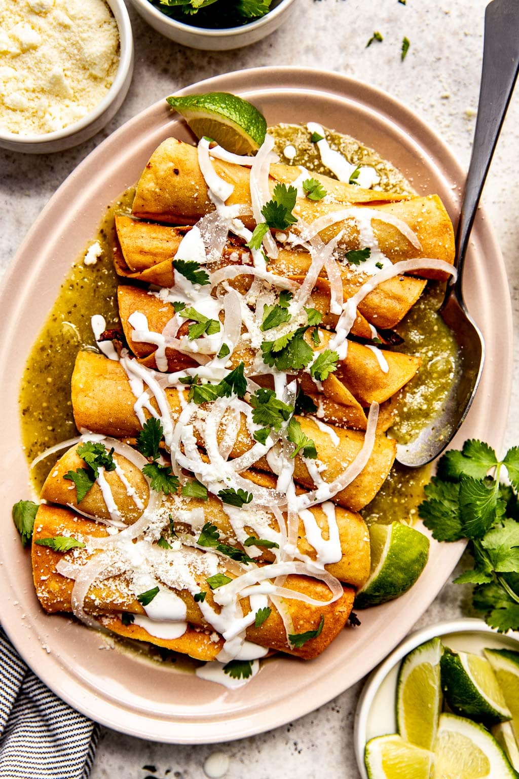 chicken flautas