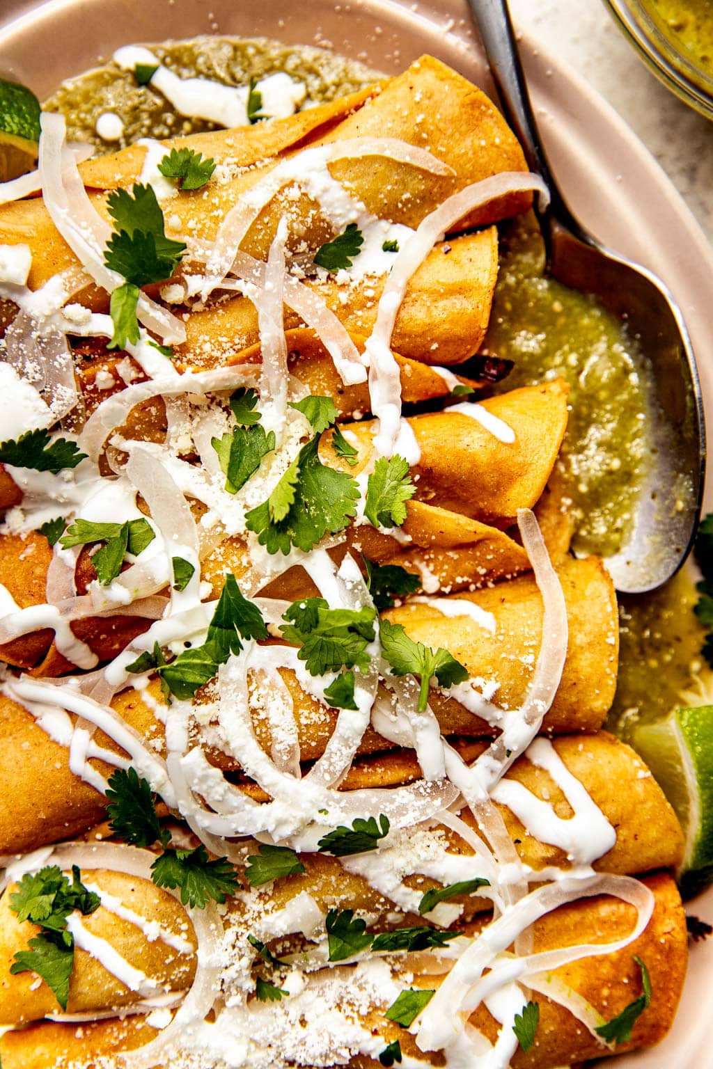 chicken flautas