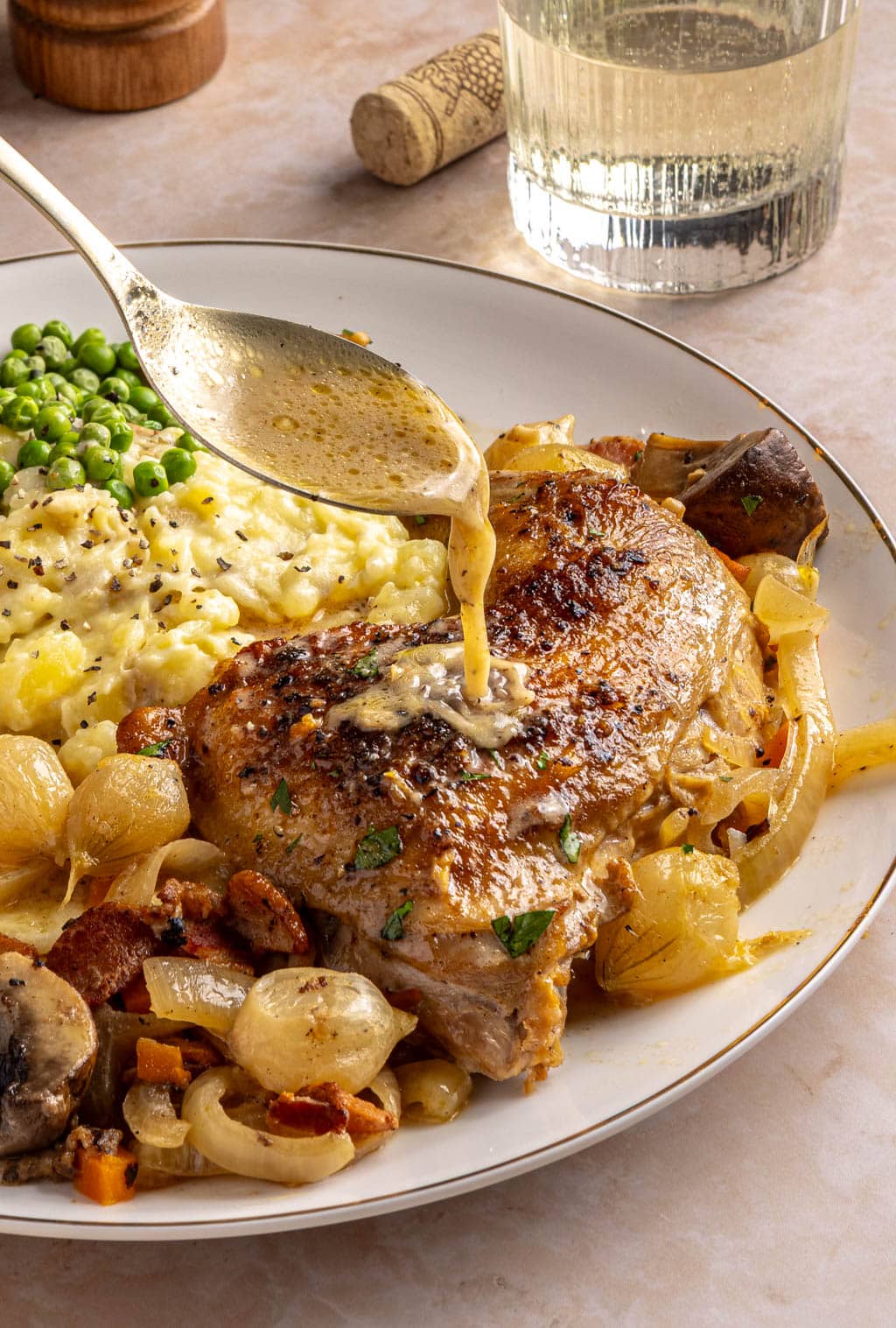 coq au vin blanc