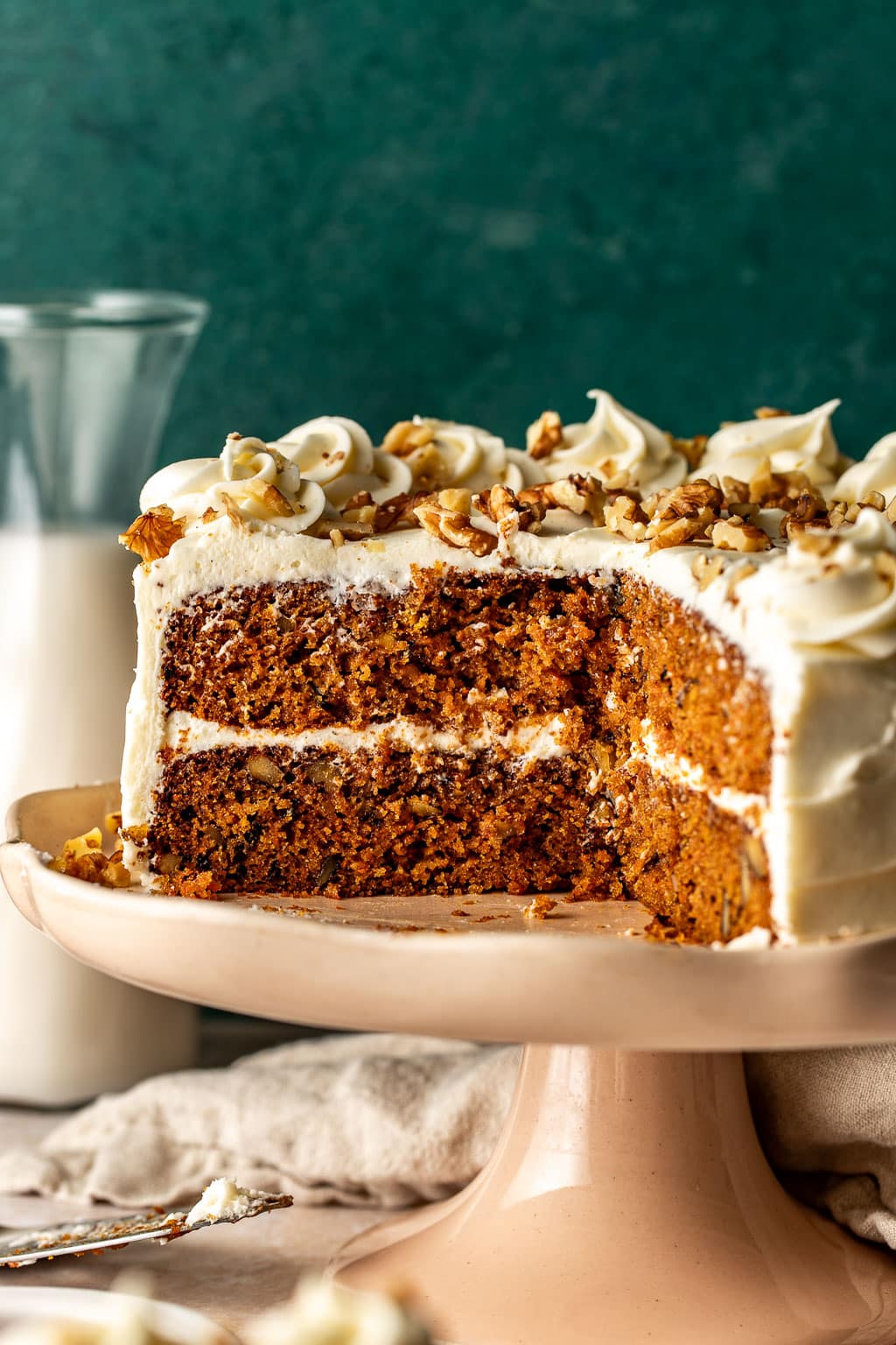 frosted brown butter carrot cake