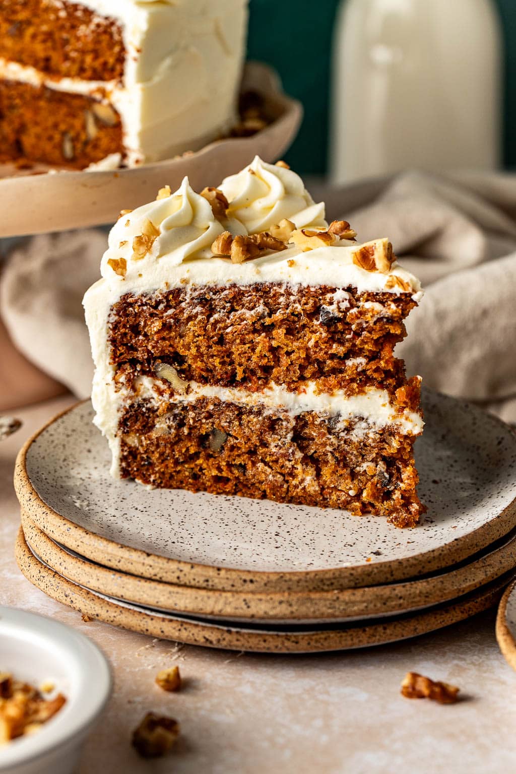 brown butter carrot layer cake