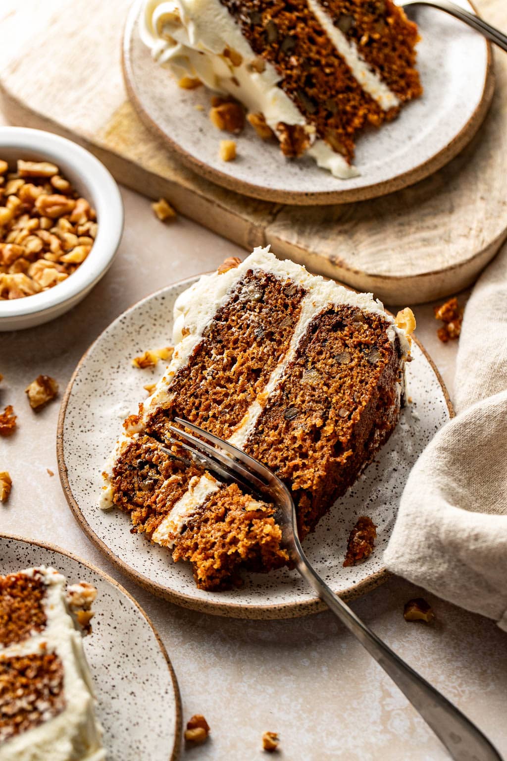 moist carrot layer cake