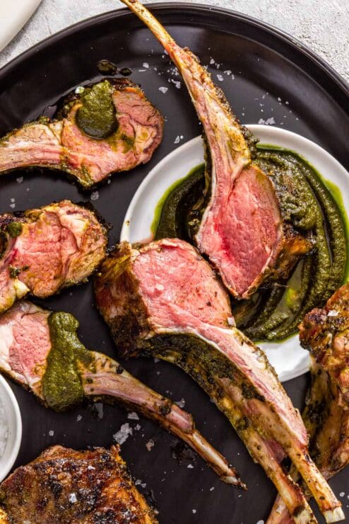 chermoula grilled rack of lamb
