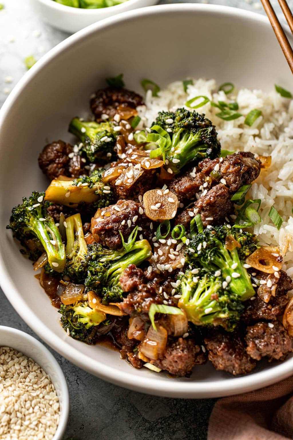 ground beef and broccoli recipe