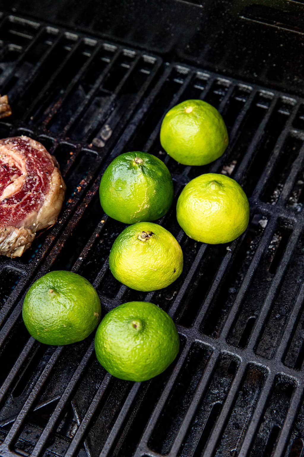 limes on the grill
