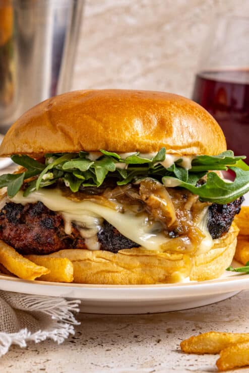 French onion burgers