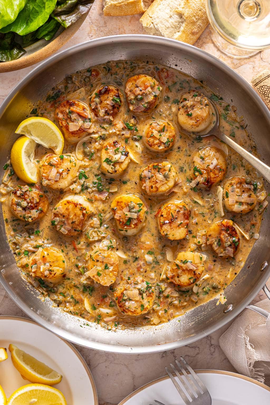 Scallops provencal