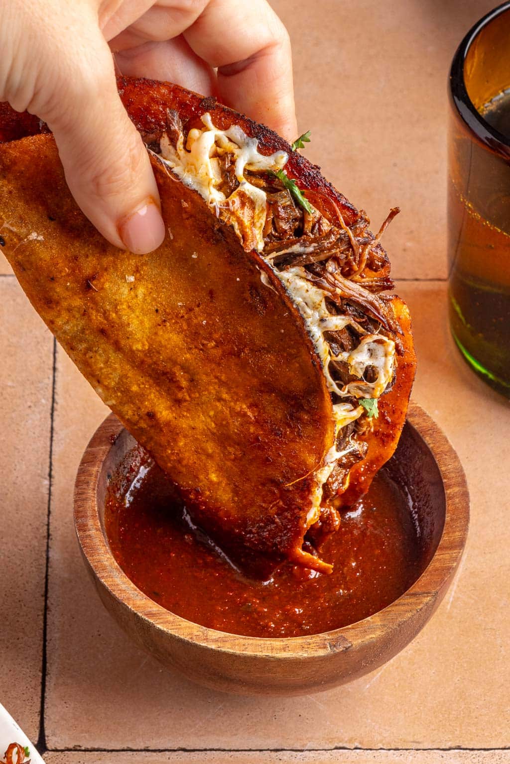 authentic quesabirria tacos