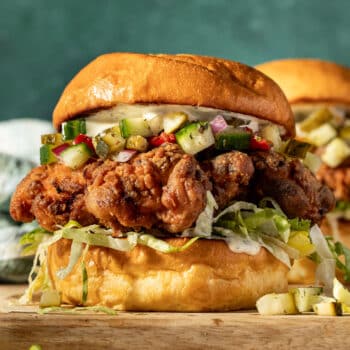 fried pickle chicken sandwiches