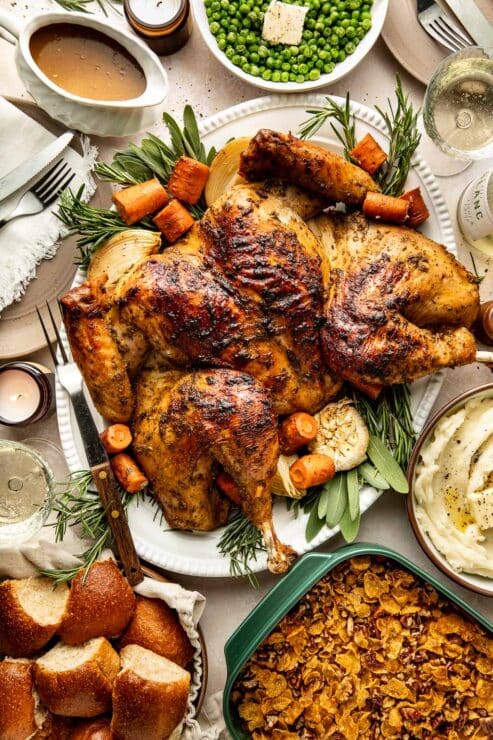 Herby Mayo Rubbed Turkey
