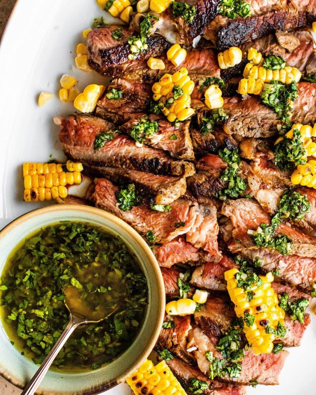 This grilled ribeye with corn and spicy chimichurri is a must for warmer weather! It’s so tender and perfect for all your summer grill outs!

Search “ribeye” at the link in my profile!
•
•
•
•
•
#grillingseason #ribeye #steakrecipes #glutenfreerecipes #easyrecipes #summervibes☀️ #30minutemeals #grillporn