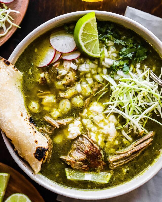 It’s going to be a rainy weekend and this Pork Pozole Verde is my go-to when I need a cozy meal! Tender pork shoulder simmered in a homemade salsa verde with all the topping and charred tortillas on the side for dipping.

Search pozole in my profile or google “pork pozole verde” for the full recipe.
•
•
•
•
#pozole #pozoleverde #soupseason #cozyvibes #mexicanrecipes #glutenfree #glutenfreerecipes #easyrecipes #onepotmeal #onepot #f52grams #f52community